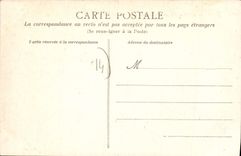 CPA Caen le Lycee et la statue de Louis XIV 