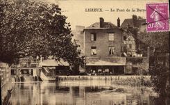 CPA Lisieux le pont de la Barre 