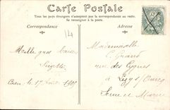 CPA Caen Arrivee du Bateau du Havre la Dives 