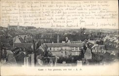 CPA Caen vue generale cote Est 