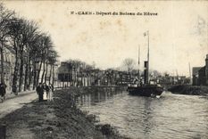 CPA Caen depart du Bateau du Havre 