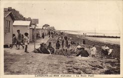CPA Langrune sur Mer Calvados la Basse Digue 