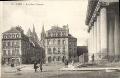CPA Caen la place Fontette 