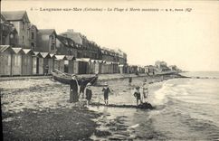 CPA Langrune sur mer Calvados la plage a Maree montante 