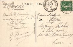 CPA Deauville les Courses les Tribunes