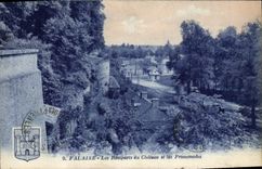 CPA Falaise les Remparts du chateau et le Promenades 