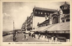 CPA Cabourg le casino et le Grand hotel Viraut et Mauclere Arch 