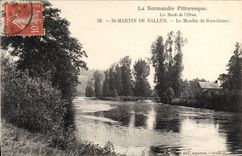 CPA La Normandie Pittoresque les Bords de l'Orne St Mrtin de Sallen le Moulin de Boudinier 