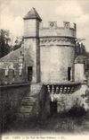 CPA Caen la tour des Gens d'Armes 