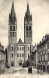 CPA Caen l'Abbaye aux Hommes facade 