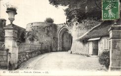 CPA Falaise porte du chateau 
