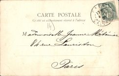 CPA Caen la tour des Gens d'Armes 