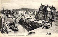 CPA Honfleur la Lieutenance et le Port 