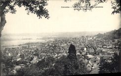 CPA Calvados Honfleur vue generale prise du Mont Joli 
