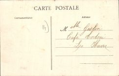 CPA Caen vue panoramique du Square de la place de la republique et l'hotel de ville 