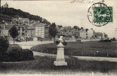 CPA Honfleur le Buillevard Carnal et la Cote de Grace 