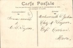 CPA Honfleur le Buillevard Carnal et la Cote de Grace