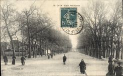 CPA Caen cours Sadi Carnot 