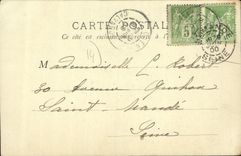 CPA Caen Vieilles Maisons rue Saint Pierre 