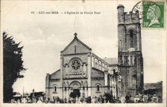 CPA Luc sur Mer l'eglise et la Vieille tour 