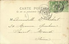 CPA Caen vue Prise du Vieux Saint Etienne 