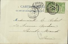 CPA Caen l'eglise Saint Jean 