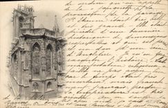 CPA Caen l'eglise St Pierre 