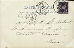 CPA Caen Porte de Secours du chateau 