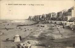 CPA Saint Aubin sur mer la plage a Maree basse 