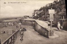 CPA Villerville la plage 