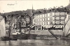 CPA Honfleur hotel du cheval Blanc 