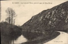 CPA Clecy les Bords de l'Orne pres de la gare de Clecy Bourg 
