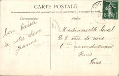 CPA Houlgate le grand escalier 