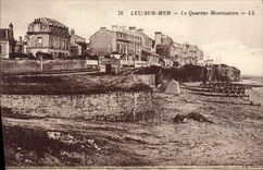 CPA Luc sur Mer le Quartier Montmartre 