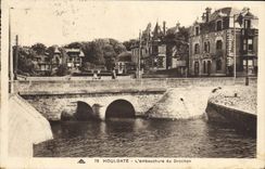 CPA Houlgate l'embouchure du Drochon 