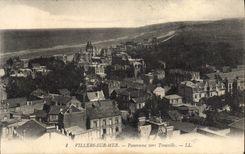 CPA Villers sur mer panorama vers Trouville 