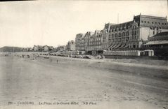 CPA Carboug la plage et le grand hotel 