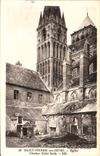 CPA Saint Pierre sur Dives Eglise Clocher Cote Sud 