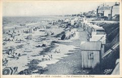 CPA Lion sur Mer Calvados vue d'ensemble de la plage 