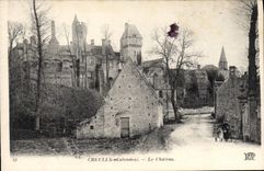 CPA Creully Calvados le chateau 