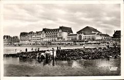 CPA Cabourg la plage a maree basse 
