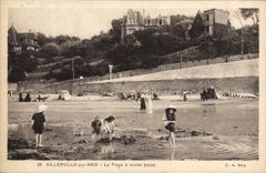 CPA Villerville sur mer la plage a maree basse 