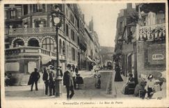 CPA Trouville Calvados la rue de Paris 