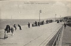 CPA Villers sur Mer la Digue grande Maree 