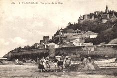 CPA Villerville vue prise de la plage 