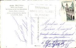 CPA Trouville Reine des plages le casino et le Gold Miniature 