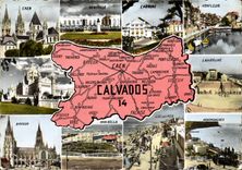 CPSM Caen Calvados caen Deauville Cabourg Honfleur Lisieux Langrune Bayeux Riva Bella Luc sur Mer Ar