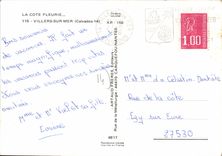 CPSM Villers sur mer La plage Mermoz La plage les Vaches Boures vue d'ensemble