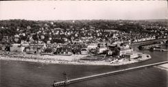 CPSM Trouville Deauville Calvados vue aerienne la Jetee 