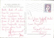 CPSM Trouville calvados Manoir de Clairefontaine et camping 